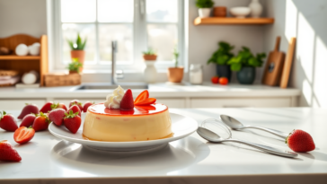 descubre como preparar un delicioso flan de fresa en casa 1749645806