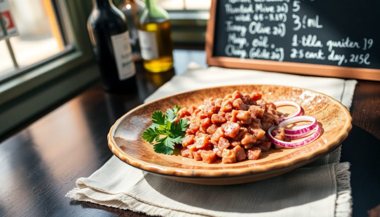 descubre la deliciosa receta del tartar de salchichon malagueno 2025 1749561311