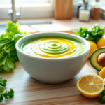 receta facil y deliciosa de crema de lechuga y aguacate 1750683127