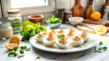 como preparar irresistibles huevos rellenos de atun en casa 1752849897