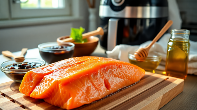como preparar salmon en freidora de aire con salsa de soja y miel 1751612372