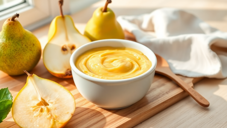 descubre la papilla perfecta para tu bebe albaricoque pera y platano 1752754716