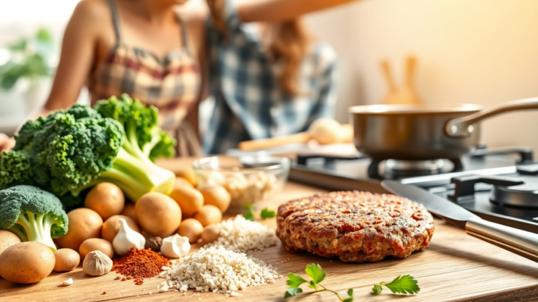 receta facil de hamburguesas de brocoli y coliflor para ninos 1752371620
